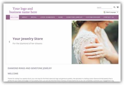 Retail Jewelers pre-built site